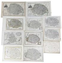 One packet: Assorted engraved maps and book plates of Norfolk, mostly 18th and 19th century.