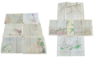 One packet of assorted 20th century maps, various sizes. mostly Mediterranean / North African