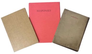 POETRY INTEREST: RESPONSES (Various authors), The National Book League and Poetry Society, 1971, red