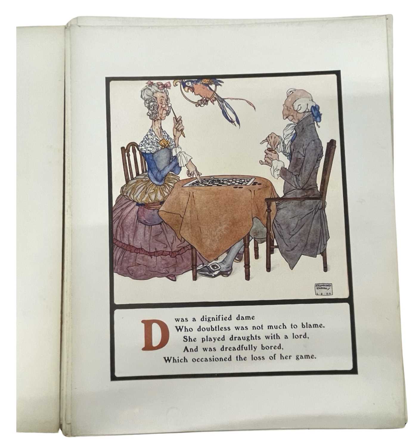 EDMUND DULAC: LYRICS PATHETIC & HUMOROUS FROM A TO Z, London, Frederick Warne & Co, 1908. First - Image 4 of 6