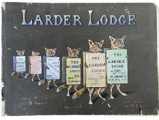 B PARKER: LARDER LODGE, c1914, Oblong folio, colour illustrations, original binding. Inner joint