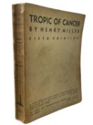 HENRY MILLER: TROPIC OF CANCER, Paris, The Obelisk Press, 1939, Fifth Reprint. Original wraps, uncut