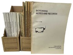 A collection of 1980s Botswana Notes and Records, The Botswana