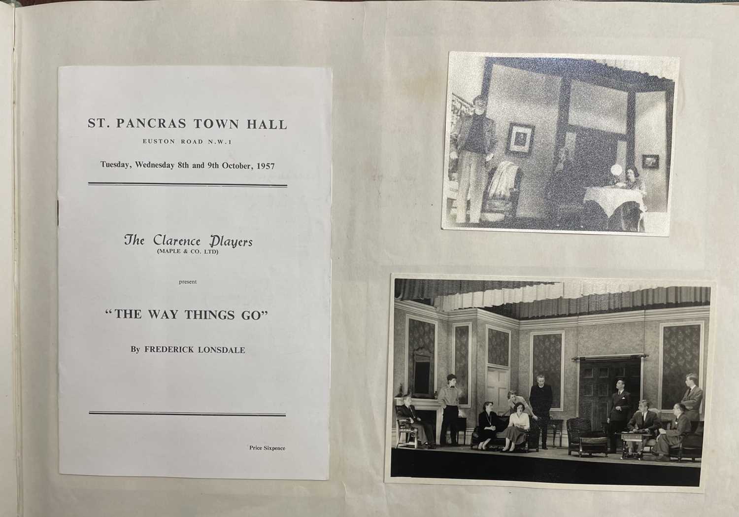 Autograph and Album with Theatrical Photos and Ephemera - Image 7 of 16