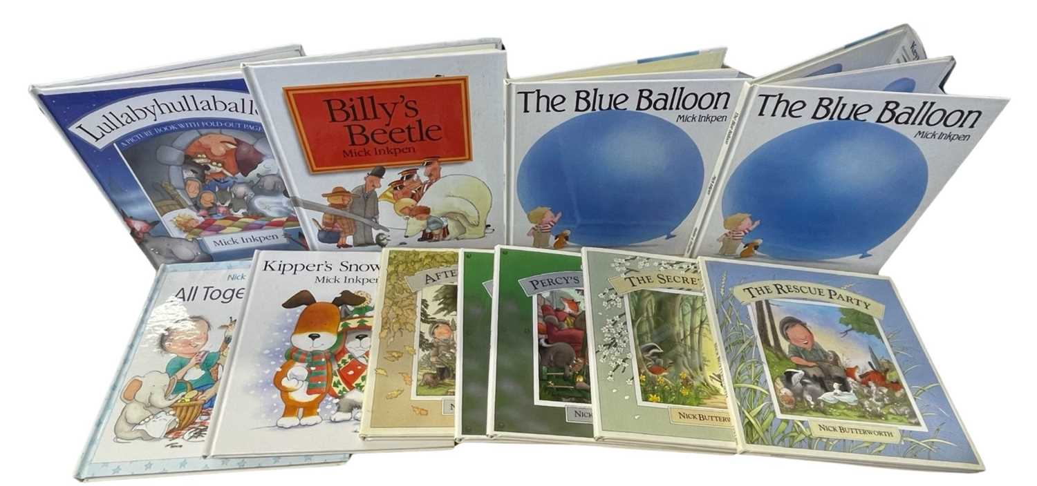 MICK INKPEN AND NICK BUTTERWORTH: Various First edition titles: INKPEN: THE BLUE BALLOON (x2);
