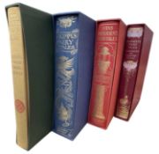 FOLIO SOCIETY: 4 titles: THE FABLES OF AESOP - Illustrated in colour by Edward J Detmold; Grimm's