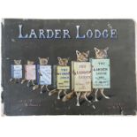 B PARKER: LARDER LODGE, c1914, Oblong folio, colour illustrations, original binding. Inner joint