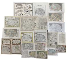 One packet: Assorted engraved maps and book plates of Norfolk, mostly 18th and 19th century. Various