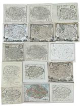 One packet: Assorted engraved maps and book plates of Norfolk, mostly 18th and 19th century.