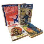 W E JOHNS: BIGGLES, various titles: BIGGLES FLIES TO WORK, London, Deans International , 1985;
