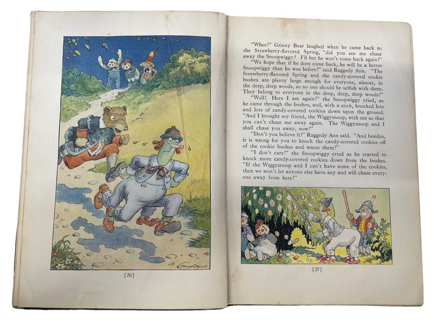 JOHNNY GRUELLE: RAGGEDY ANN'S MAGICAL WISHES, Chicage, M A Donohue, 1928. First edition - Image 2 of 2