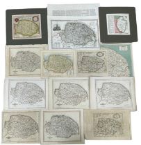 One packet: Assorted engraved maps and book plates of Norfolk, mostly 18th and 19th century.