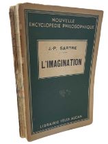 J P SARTRE: L'IMAGINATION (IMAGINATION), Paris, Librairie Felix Alcan, 1936. First edition, French