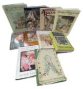 ONE BOX: ARTHUR RACKHAM, VARIOUS TITLES AND EDITIONS.