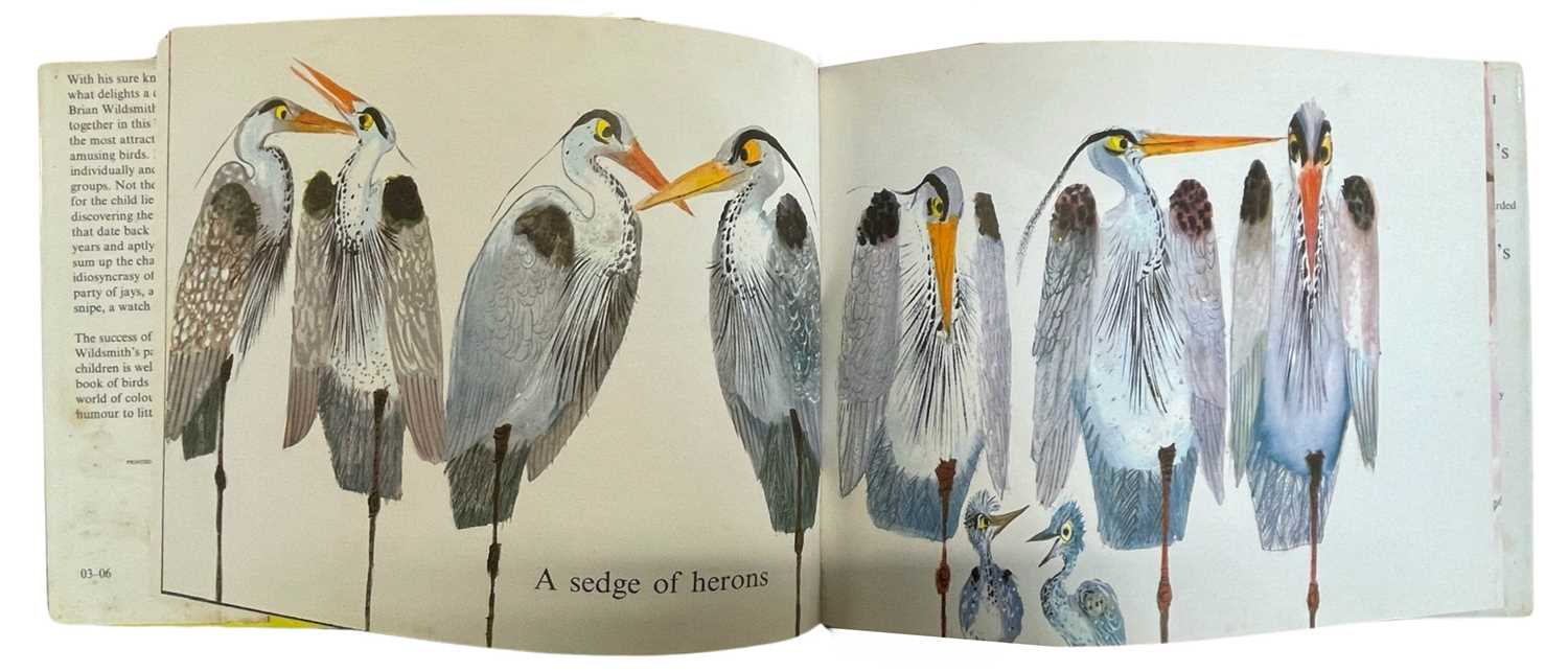 BRIAN WILDSMITH: BIRDS, London, Oxford University Press, 1967, First edition. Scarce, oblong binding - Image 2 of 3