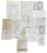 One packet: Assorted engraved maps and book plates of Norfolk, mostly 18th and 19th century.