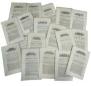 ONE PACKET: Various Acts of Parliament, relating to Horatio Nelson, The Navy and Maritime matters