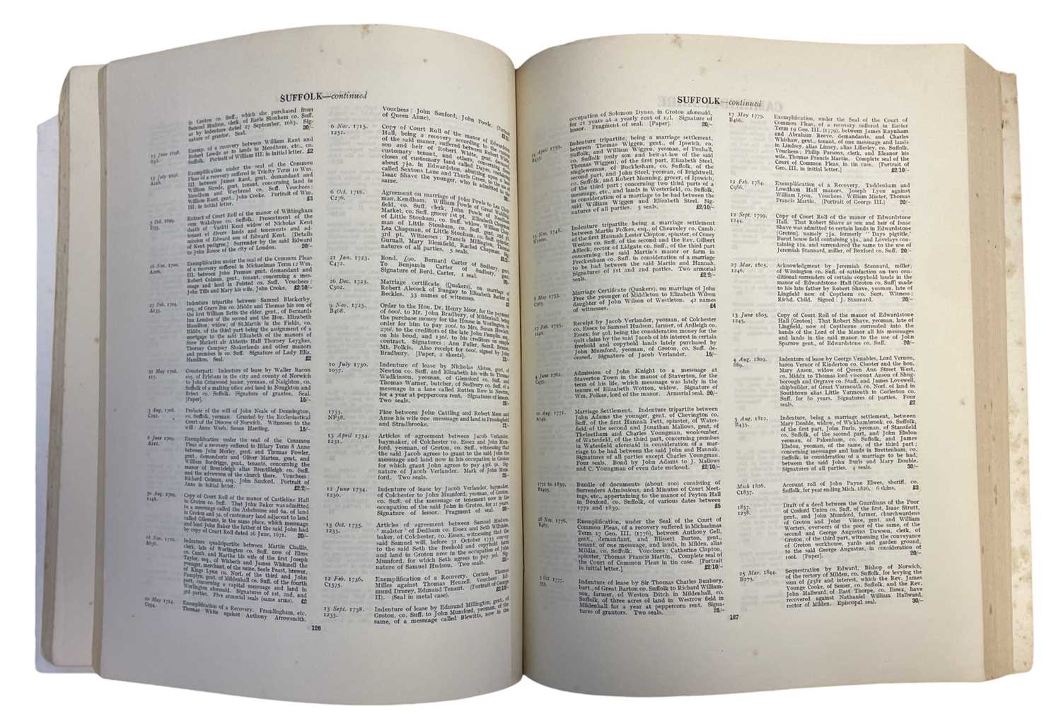 PALAEOGRAPHY: GENEALOGY AND TOPOGRAPHY, 1930 CATALOGUE. Selections from the collection of H R - Image 4 of 4