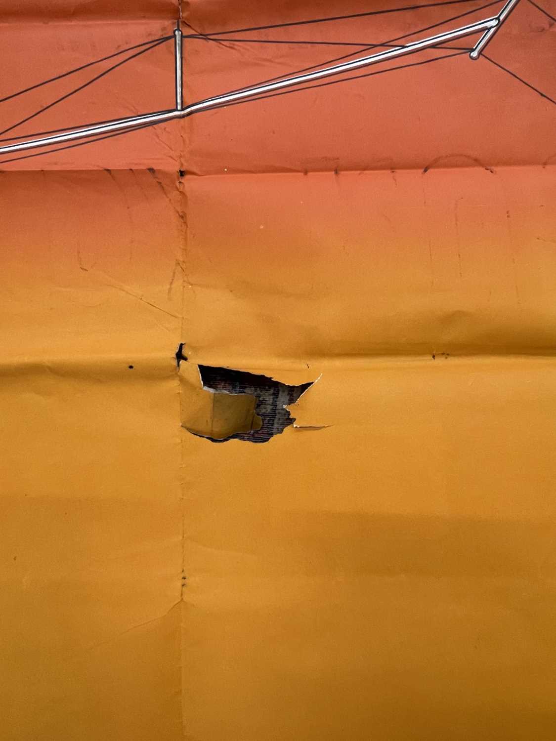 A large vintage Circus poster for Belgian Aero-Acrobat, Miss Edy Ruth and partner. Size - Image 3 of 3