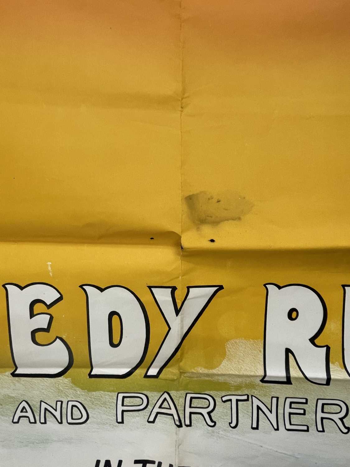 A large vintage Circus poster for Belgian Aero-Acrobat, Miss Edy Ruth and partner. Size - Image 2 of 3