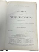 VINCENT NOVELLO: HANDEL'S ORATORIO, ''JUDAS MACABAEUS'' (COMPOSED IN THE YEAR 1746) IN VOCAL SCORE