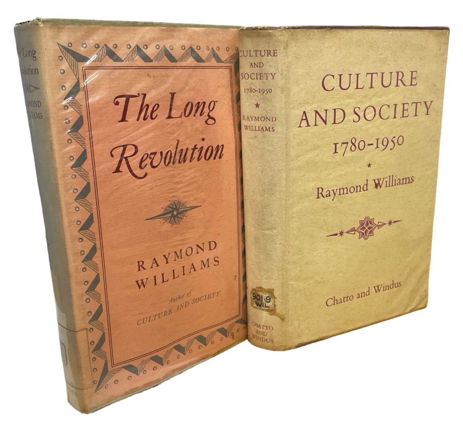 RAYMOND WILLIAMS: 2 Titles: THE LONG REVOLUTION, London, Chatto and Windus, 1961, ex libris; CULTURE