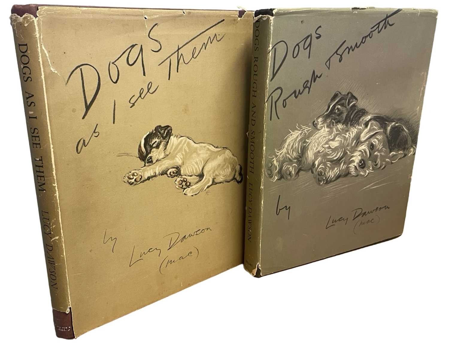 LUCY DAWSON: 2 Titles: DOGS AS I SEE THEM, London, Collins, 1936; DOGS ROUGH AND SMOOTH, London,