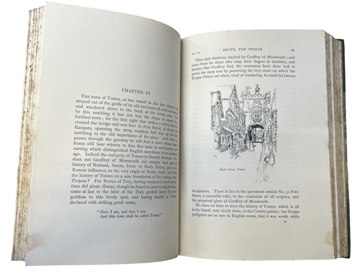 ARTHUR H NORWAY: HIGHWAYS AND BYWAYS IN DEVON AND CORNWALL, London, Macmillan, 1900. Half calf - Image 4 of 4