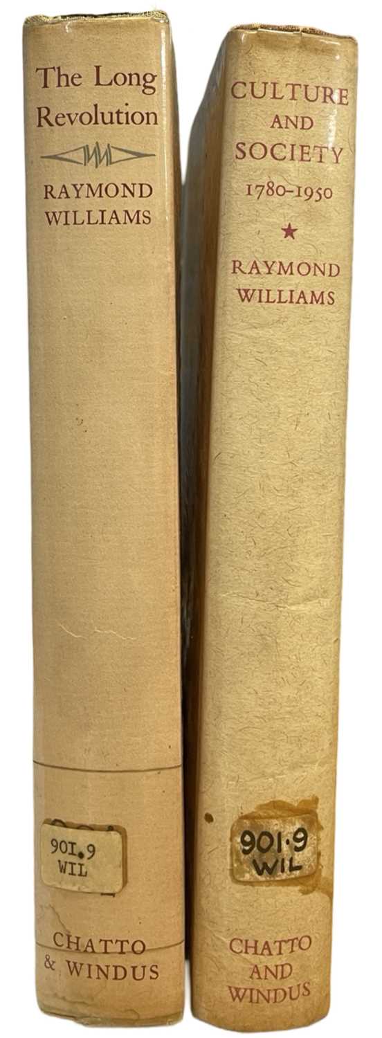 RAYMOND WILLIAMS: 2 Titles: THE LONG REVOLUTION, London, Chatto and Windus, 1961, ex libris; CULTURE - Image 2 of 2