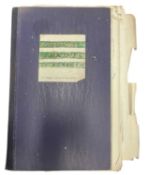 A manuscript book [belonging to J P Chaplin?], detailing the pilgrim Shrines of Norfolk. A