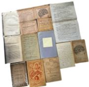 PHRENOLOGY 19th century ephemera, pamphlets and Manuscript Material. Including; The Mental and
