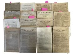 PHRENOLOGY Science of the Skull. 15 Issues of The Lancet. A Medical Journal. 1829-1835. With many