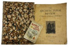 ARCHITECTURAL INTEREST: 2 Titles: THE ARCHITECTURAL REVIEW, Vol XCII, July 1942, No. 547; BEAUTIES