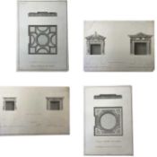 HOUGHTON HALL: NORFOLK: Five plates depicting various interior features of the Hall, including the