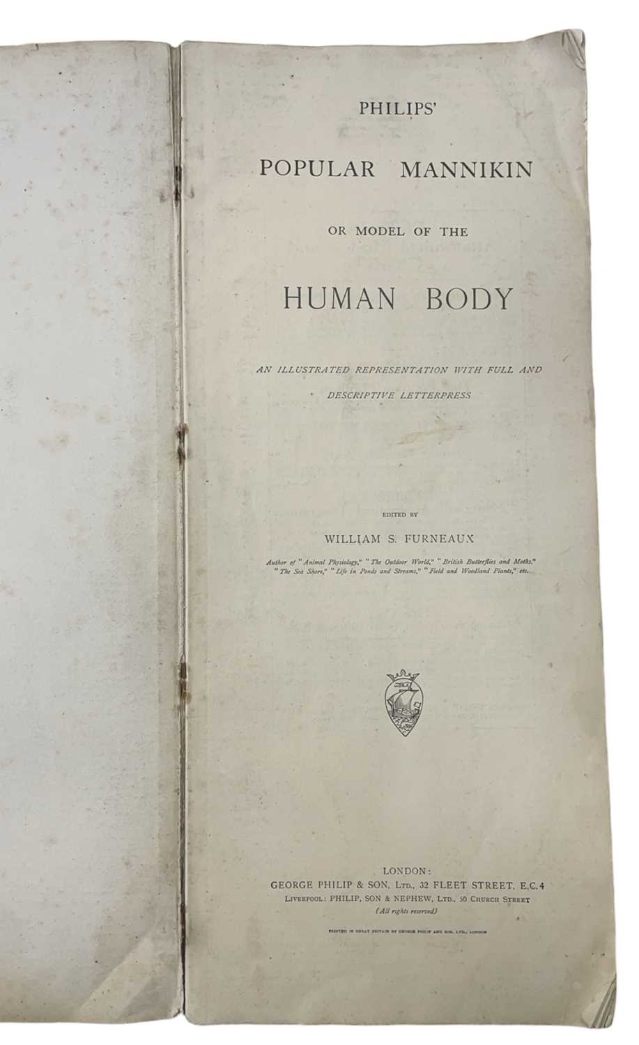 W S FURNEAUX (Ed): PHILIP'S POPULAR MANIKIN, London, George Philip and Son, ND. Losses to corners of - Image 2 of 6