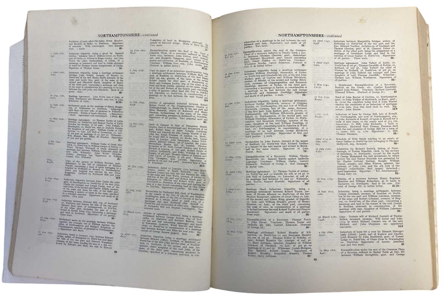 PALAEOGRAPHY: GENEALOGY AND TOPOGRAPHY, 1930 CATALOGUE. Selections from the collection of H R - Image 3 of 4
