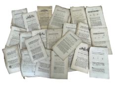 ONE PACKET: Various antiquarian acts, to include property, dissolution of marriages etc