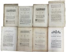 ONE PACKET: ANTIQUARIAN PARLIAMENTARY ACTS RELATING TO NORFOLK, to include:The exchange of