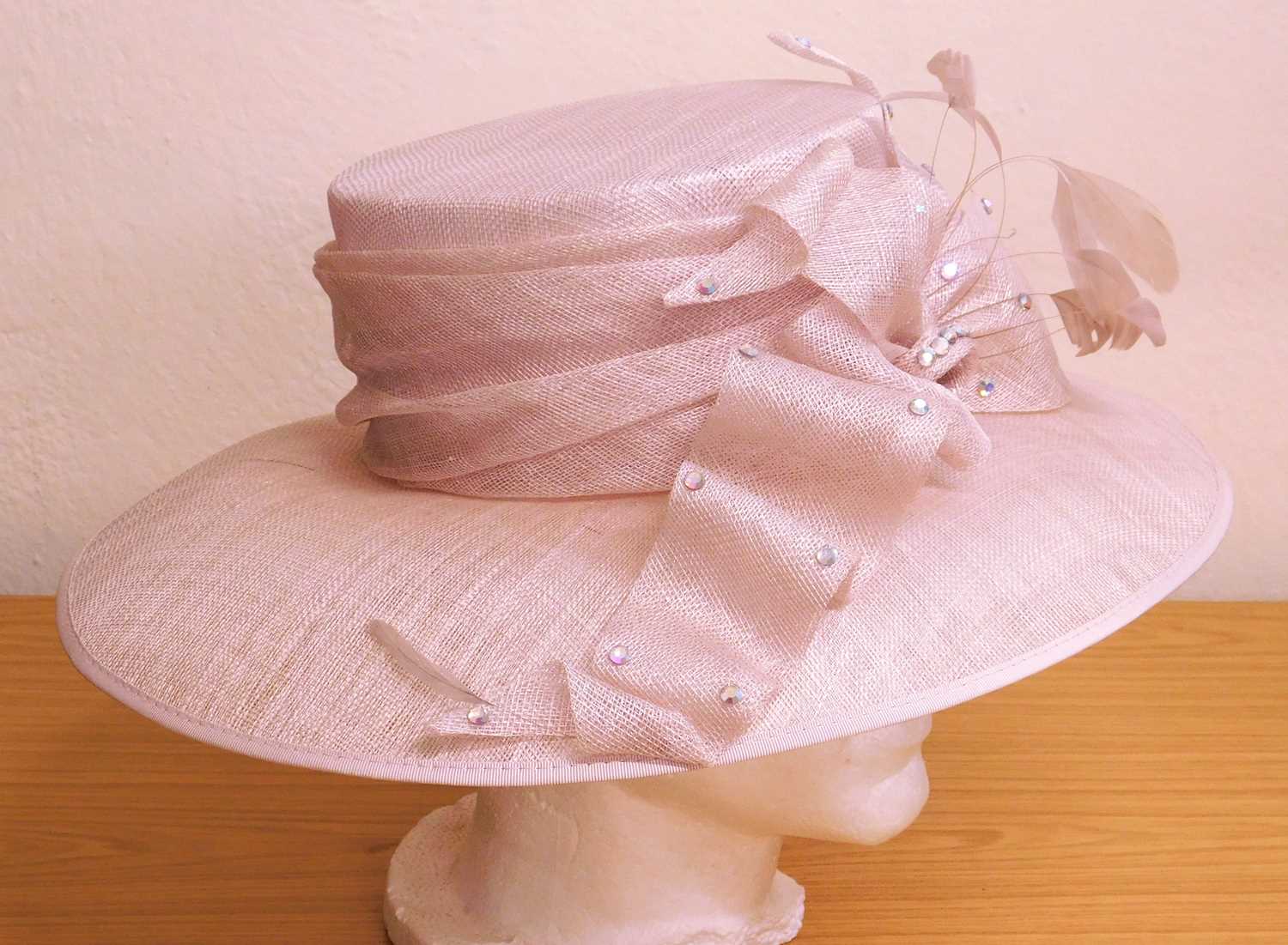 A Cappelli Condici hat in mushroom colour straw, new with tags