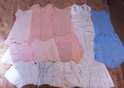 A quantity of lady's lingerie, to include silk and satin slips, French knickers, etc. pink