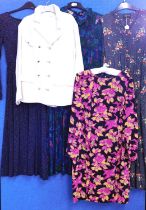 Five items of ladieswear, to include a floral dress by Somerset by Alice Temperley size 12, a