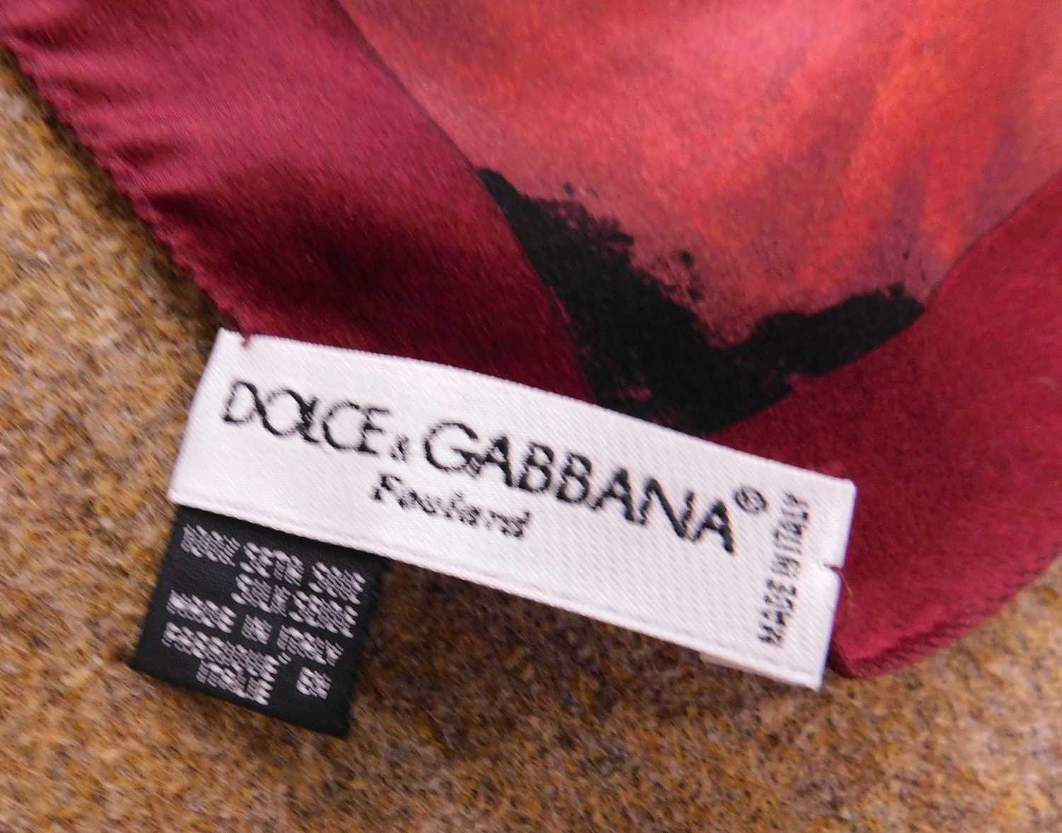 A silk scarf by Dolce & Gabbana, approx. 85 x 85cm - Image 2 of 3