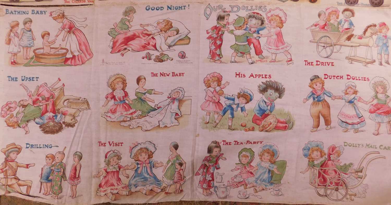 A quantity of printed cotton with illustrations by Raphael Tuck & Sons, to include characters from - Image 4 of 9