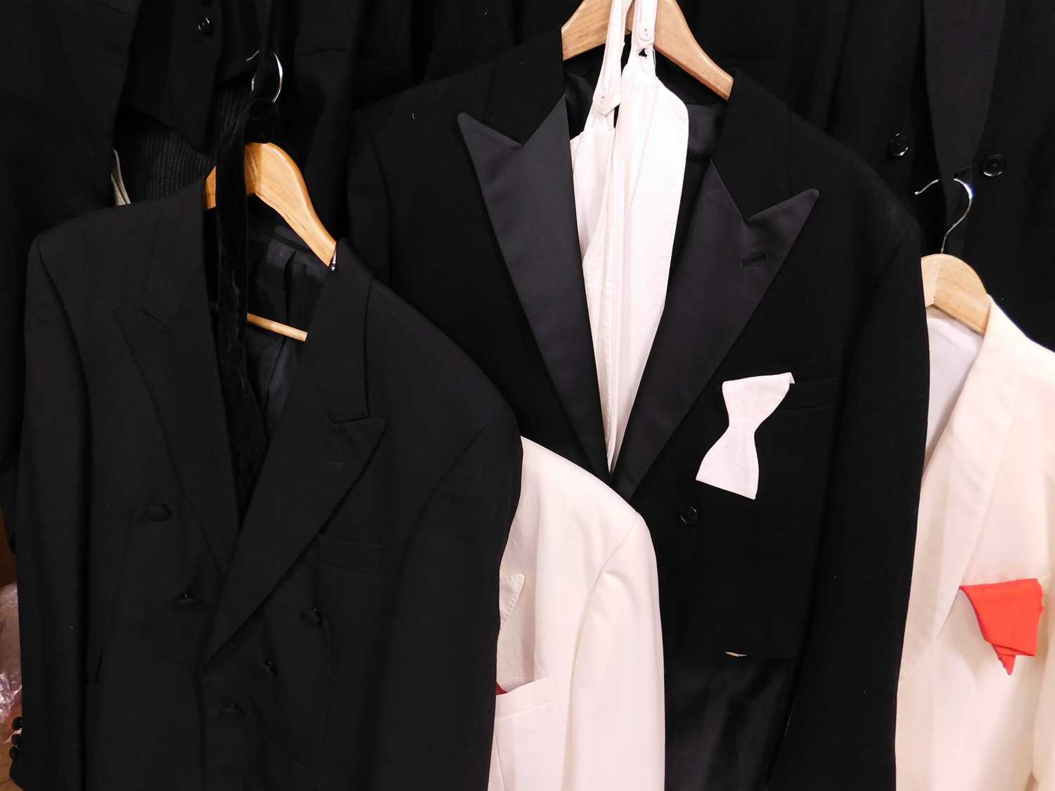 A quantity of gentleman's evening wear to include tailcoats, dinner jackets, waistcoats, etc, ( - Image 2 of 3
