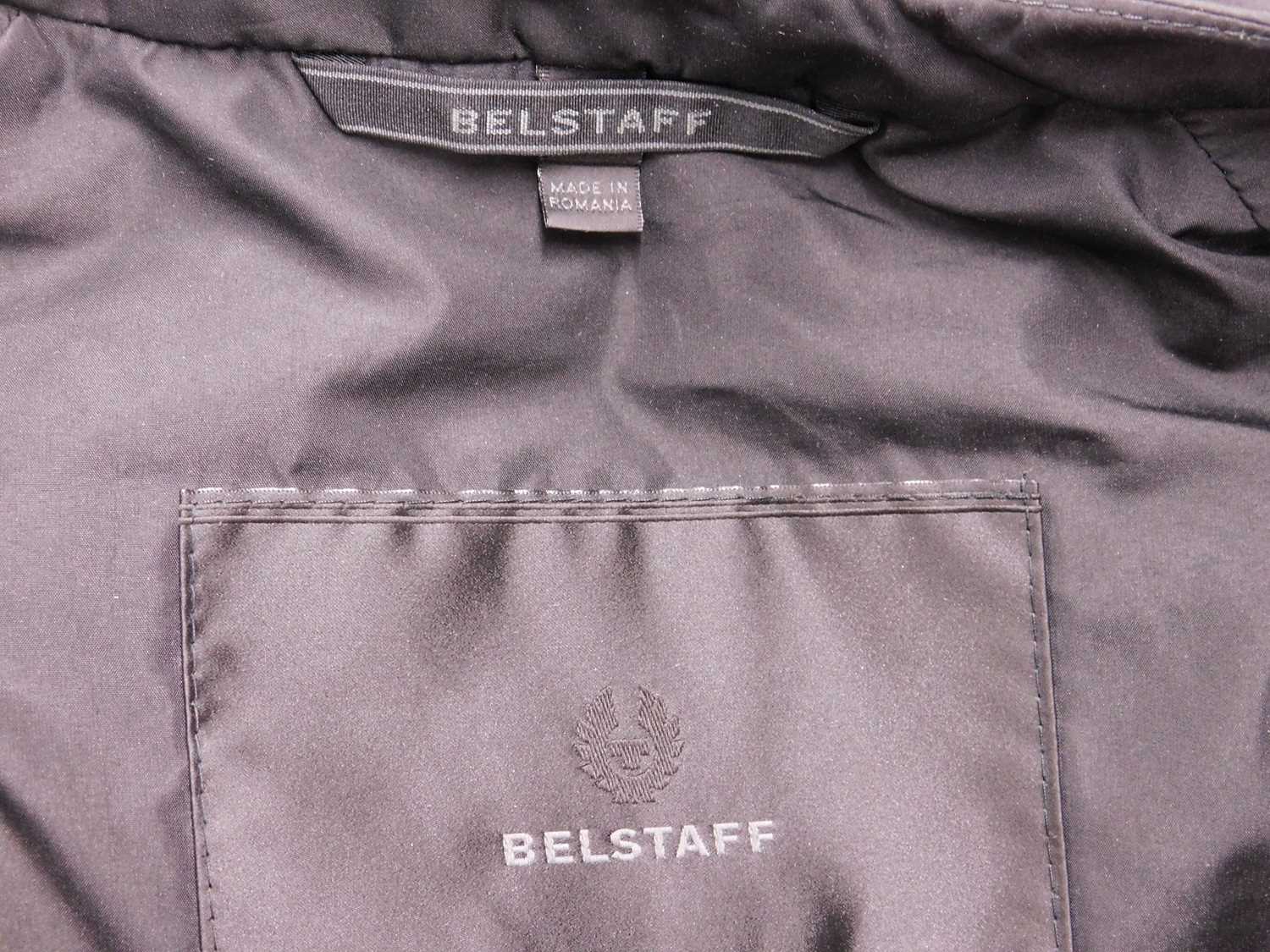 Two lady's black jackets, to include a short quilted, collarless, zip up jacket by Belstaff, size S, - Image 5 of 10
