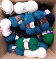 A large quantity of assorted new/unused wool