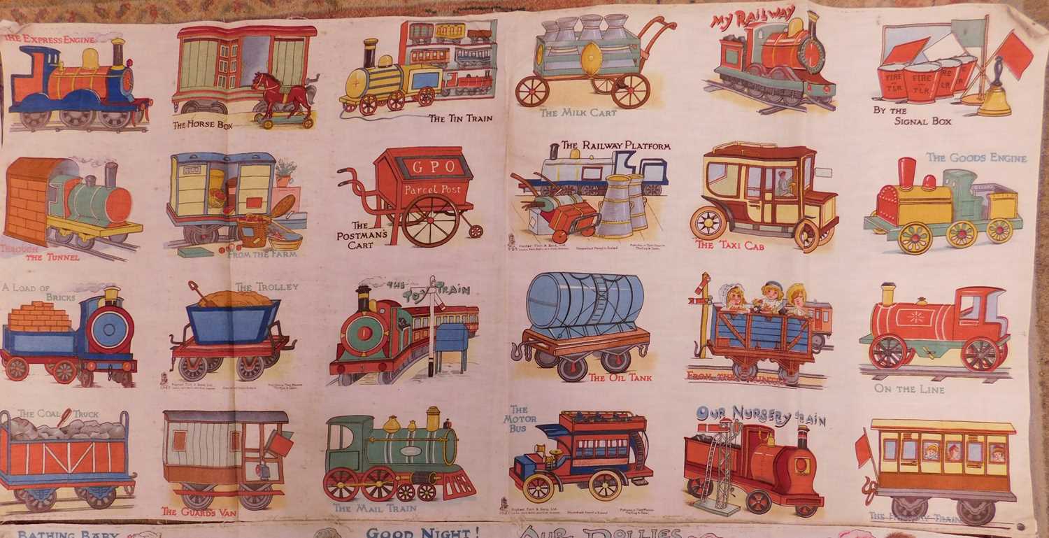 A quantity of printed cotton with illustrations by Raphael Tuck & Sons, to include characters from - Image 3 of 9