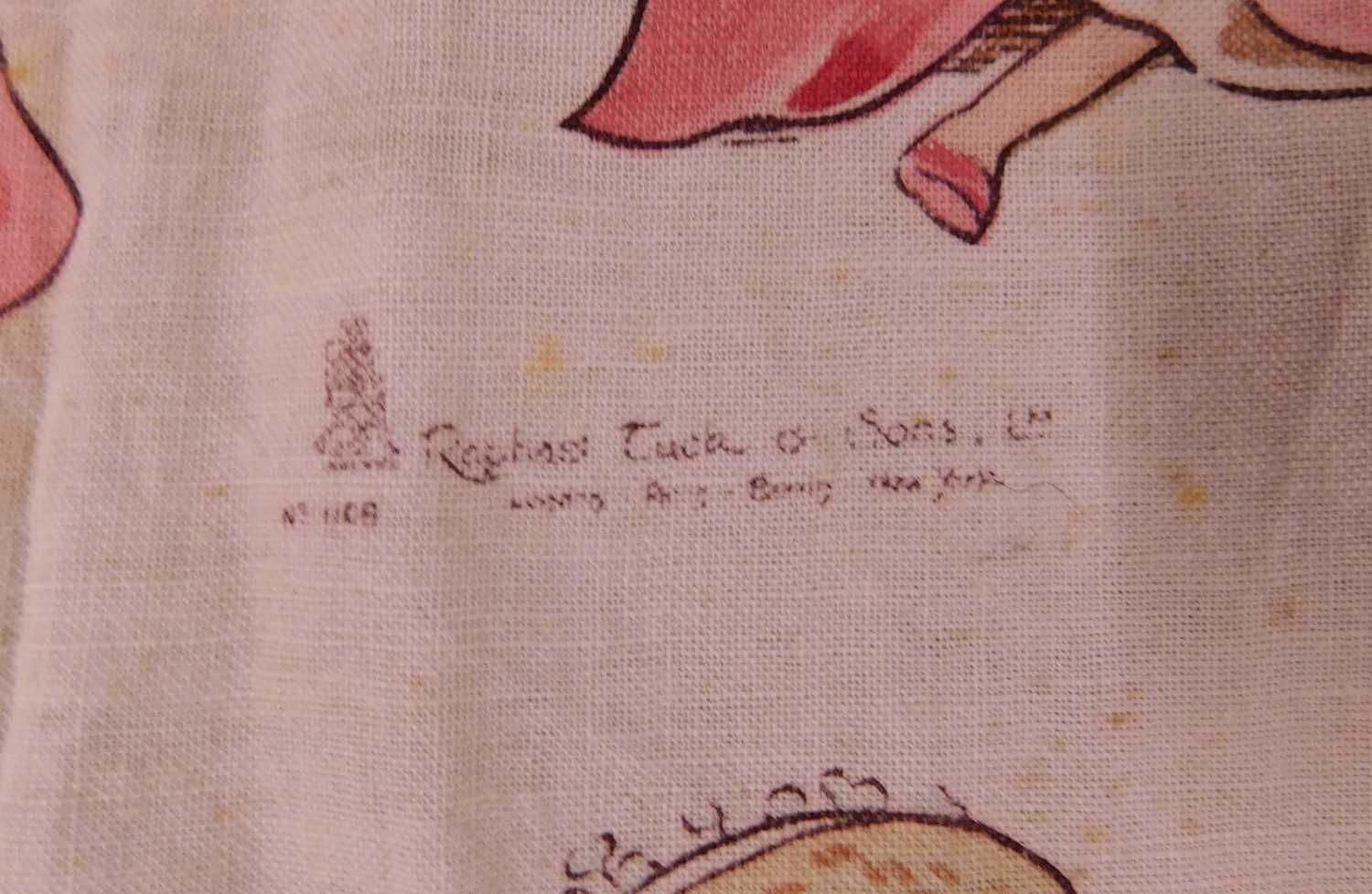 A quantity of printed cotton with illustrations by Raphael Tuck & Sons, to include characters from - Image 8 of 9