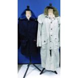 Two Musto overcoats, to include a lady's beige Musto Country raincoat, single breasted with zip