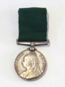 Queen Victoria Volunteer Long Service Good Conduct medal to Colour Sjt W. Alexander F company 2nd
